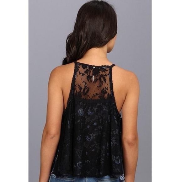 Black Miss Mackenzie tank Blouse - Picture 5 of 7